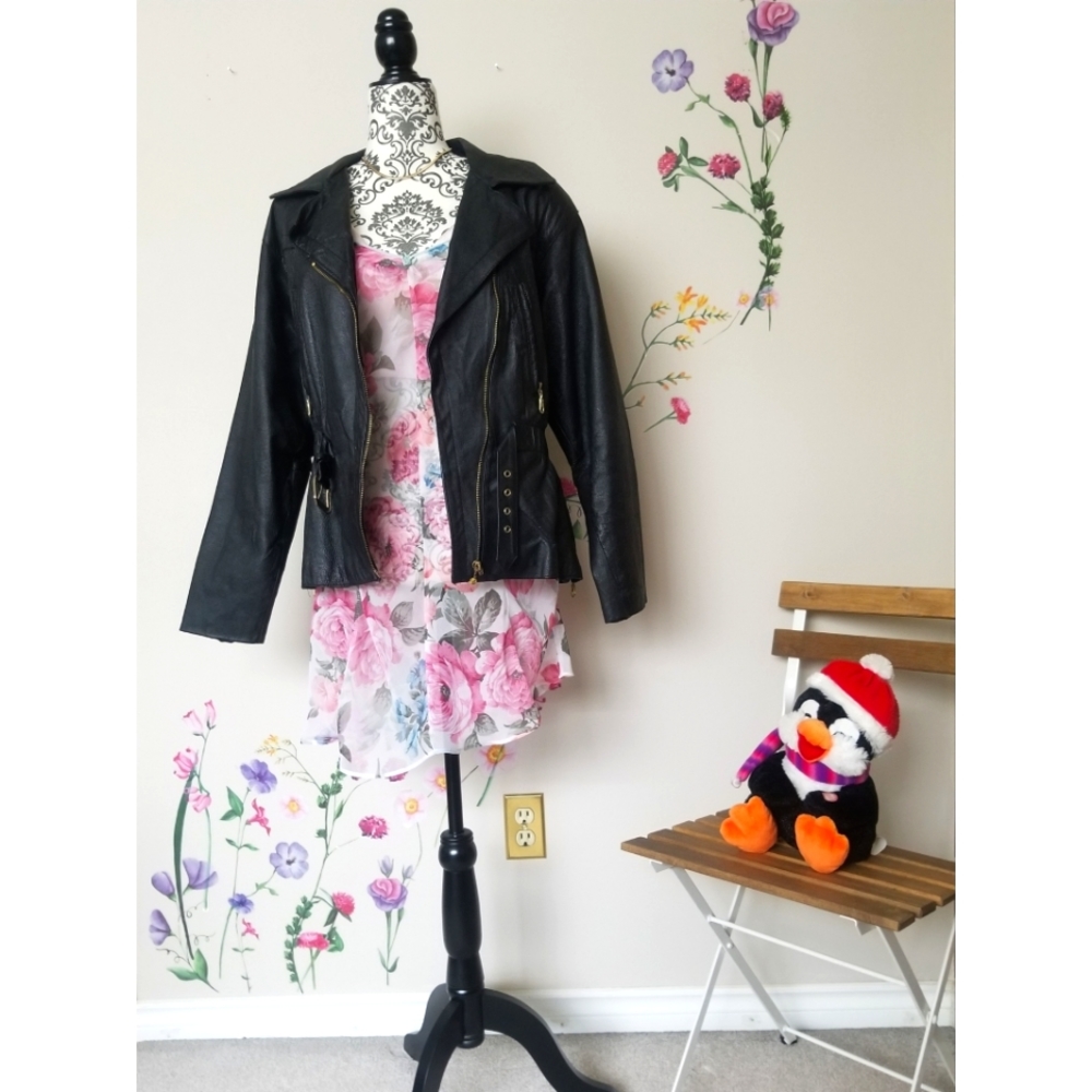 Vintage ADA leather jacket, small